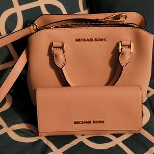 Michael Kors bag and wallet